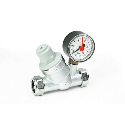 Inta Pressure Reducing Valve And Gauge 22mm Prv22332210 from B&Q