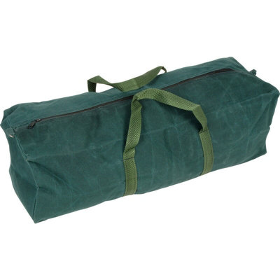  - 18" Heavy Duty Canvas Tool Bag Zipped Holdall Tote Caddy Storage Bag Box New