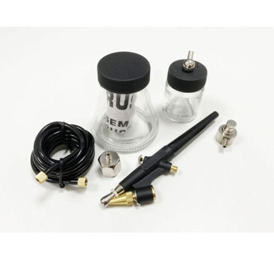 B&Q -  Air Brush Kit Mini Spray Gun Artist Craft Hobby Precise Model Painting 15-30Psi