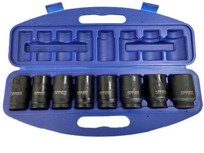 B&Q -  8Pc 3/4Inch Impact Sockets