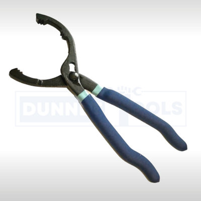  - 12" Oil Filter Adjustable Wrench Pliers Hand Removal Plier Tool Oil Change Kit