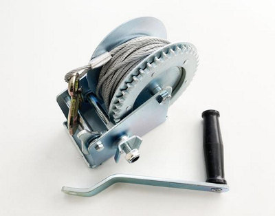 Winch Puller 1200Lb 20M Manual Boat Marine Car Van Trailer Hand Powered from B&Q