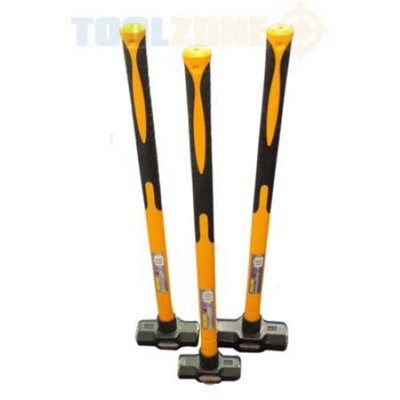 Toolzone 10Lb 70% Fibre Handle Sledge Hammer from B&Q
