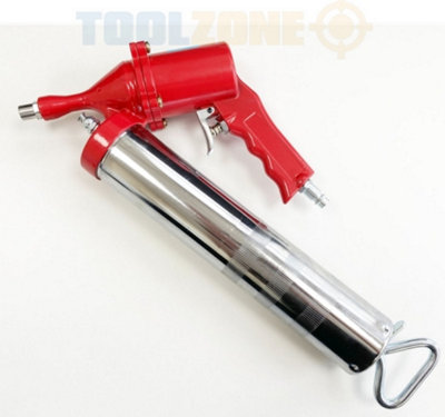 Toolzone Air Grease Gun One Hand Lever from B&Q