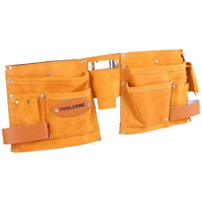 Bon 14-246 Leather Hammer Loop – Fits Belts Up To 3″ Wide, Heavy-Duty Riveted Holder, Made In USA