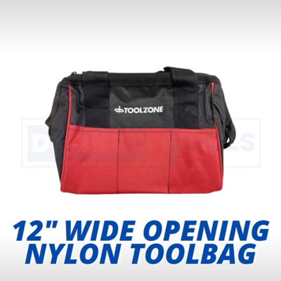 Heavy Duty Nylon Tool Bag 12" With Zip from B&Q