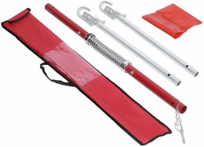 Toolzone 2 Tonne Ton Recovery Tow Bar Towing Pole Spring Damper Car Van Heavy Duty from B&Q