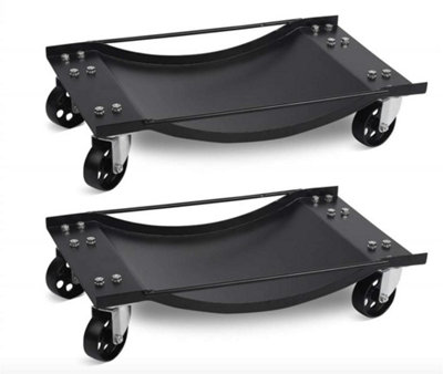 Wheel Dolly Platform Car Vehicle Trolley Skate Furniture Mover Dollies X2 Au103 from B&Q
