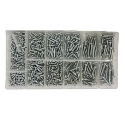 B&Q -  550 Piece Metric Sheet Metal Screw Assortment