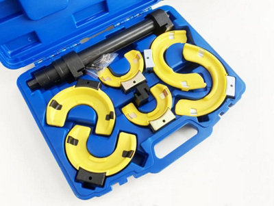 Toolzone Macpherson Strut Coil Spring Compressor Set Universal Suspension Spring Compress from B&Q