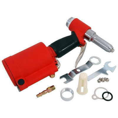 Air Rivet Gun Hydraulic Riveter Steel Aluminium 2.4mm 3.2mm 4.0mm 4.8mm At075 from B&Q
