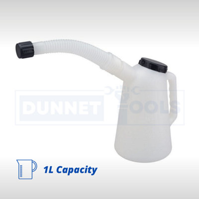 Dunnet Tools 1L Measuring Jug With Lid & Spout from B&Q