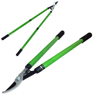  - Toolzone Telescopic Bypass Loppers With Soft Grip Extending Handles