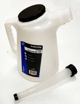 5L Graduated Pourer 5 Litre Fuel Jerry Can Container Measuring Jug Au008 from B&Q