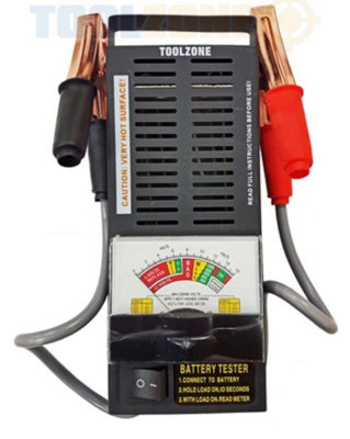 Toolzone  6/12V 100A Battery Tester from B&Q