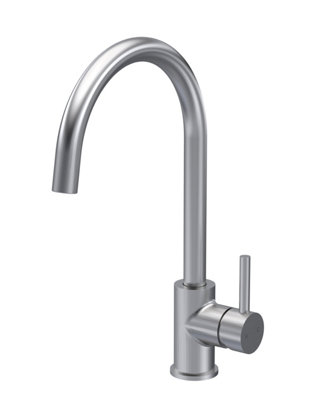 Nuie Lachen Mono Single Lever Brushed Nickel from B&Q