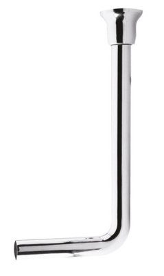 nuie - Low Level Flush Pipe Pack - Chrome - Brass - Image 5