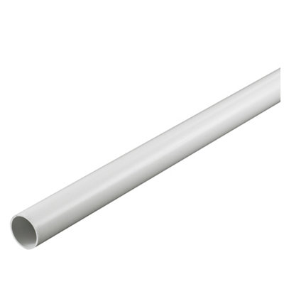 B&Q -  White Solvent Weld Waste Pipe(L)3M (Dia)40mm