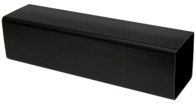 B&Q -  Black Square Downpipe (L)2.5M (Dia)65mm