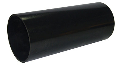 Floplast Ring Seal Soil Plain Soil Pipe, (Dia)110Mm (L)3000Mm Black