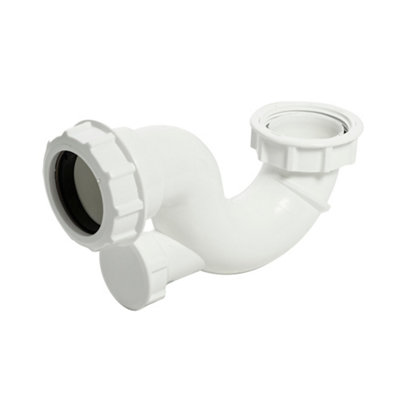 B&Q -  Shallow Bath Trap (Dia)40mm