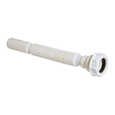 B&Q -  White Flexible Waste Pipe (Dia)40mm
