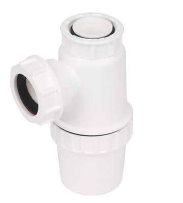 Floplast Antivac Bottle Trap (Dia)40mm from B&Q