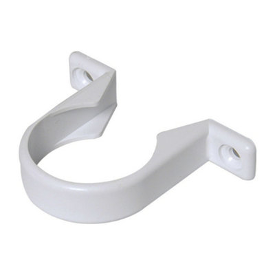 Floplast White Abs Solvent Weld Pipeclip 32Mm