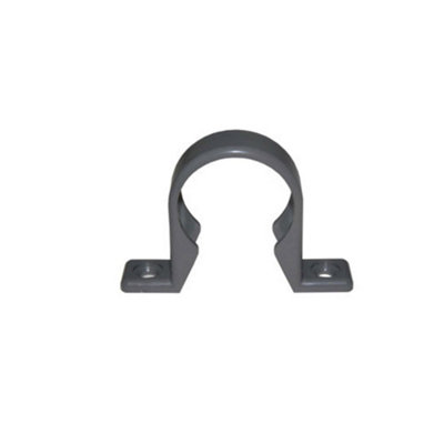 Floplast Grey Abs Solvent Weld Pipeclip 50Mm