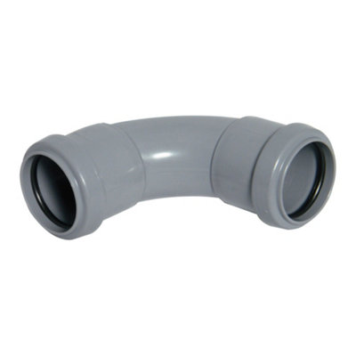 Floplast Push Fit Waste 92.5 Degree Bend 32mm Grey from B&Q