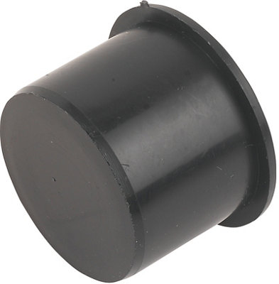 B&Q -  Black Push-Fit Waste Pipe Access Plug(Dia)40mm