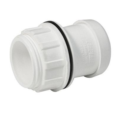 Floplast Push Fit Waste Tank Connector 40mm White (Pack Of 10) from B&Q