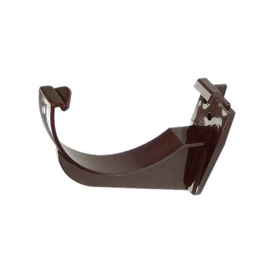 Floplast Brown Half Round Fascia Bracket (Dia) 112mm from B&Q
