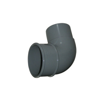 B&Q -  Grey Round 92.5° Downpipe Bend(Dia)68mm