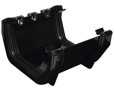 B&Q -  Hi-Cap Black Square Union Bracket (Dia) 114mm