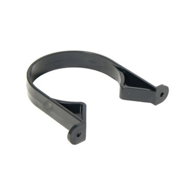 Floplast 110mm Soil Socket Clip Black (Pack Of 10) from B&Q