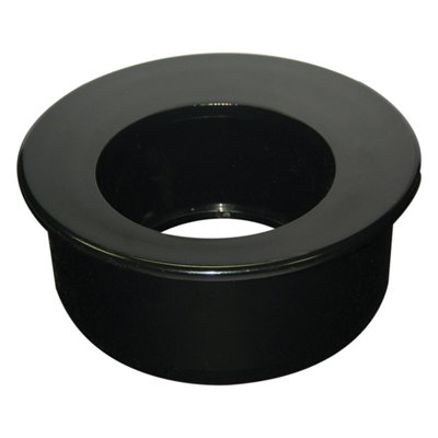 B&Q -  Black Round Rainwater Reducer(Dia)110mm