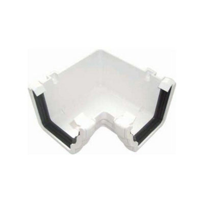 Floplast Niagara 90 Degree Internal Angle White