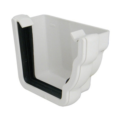Floplast Niagara External Right Hand Stopend White