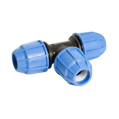 Floplast Equal Tee 32mm Mdpe Fitting from B&Q