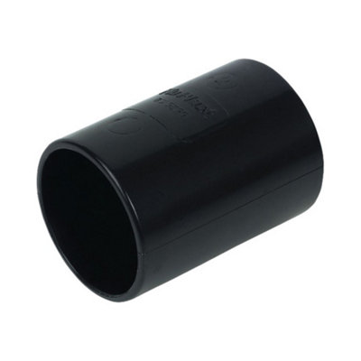Floplast Abs Solvent Weld Coupling 32mm Black from B&Q