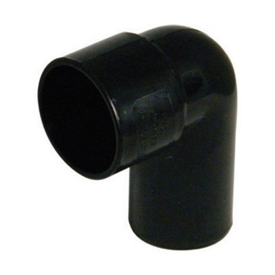 Floplast Abs Solvent Weld 90' Conversion Bend 40Mm Black