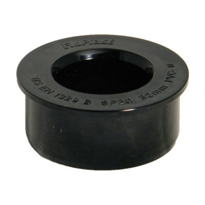 Floplast Boss AdaptorSolvent Weld 32mm Black from B&Q