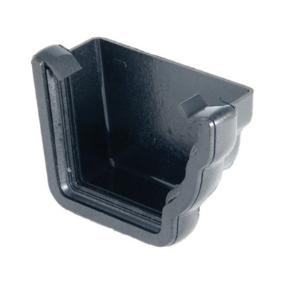 Floplast Niagara Cast Iron Effect External Stopend Right Hand