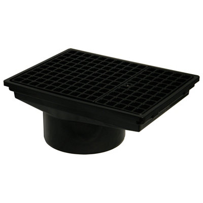 B&Q -  Underground Drainage Rectangular Hopper & Grid(Dia)150mm