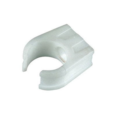 Floplast White Overflow Pipe Clip 21.5Mm