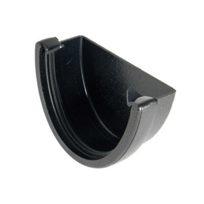Floplast Hi Cap Cast Iron Effect External Stop End (Pack Of 2) from B&Q