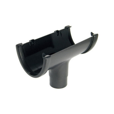 Floplast Hi Cap Cast Iron Effect Running Outlet from B&Q