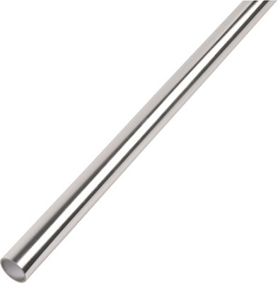 B&Q -  Chrome Effect Compression Waste Pipe(L)1.1M (Dia)32mm
