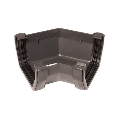 B&Q -  Anthracite Grey Square 135° Gutter Angle